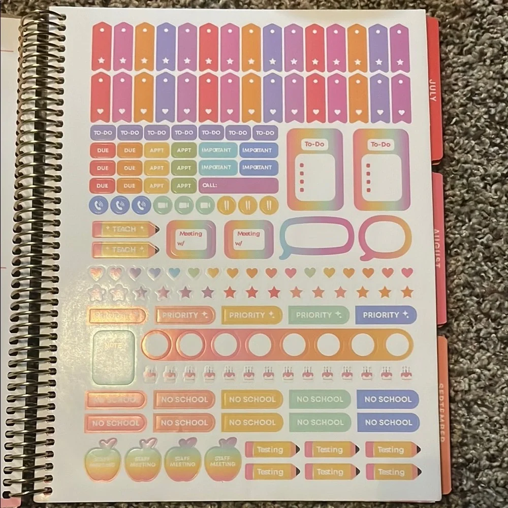 Floral Home Office Calendar